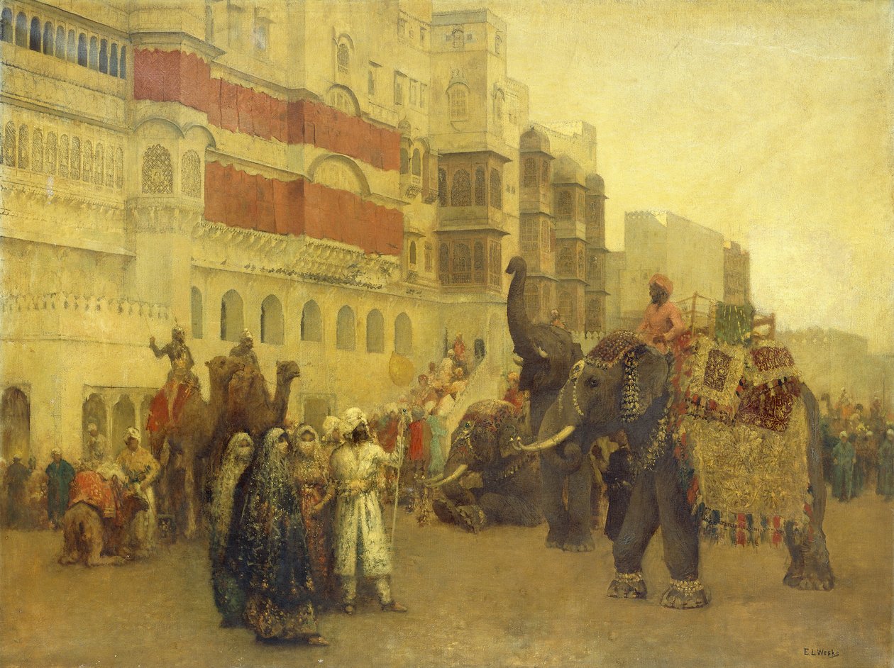 Tämä lihava päivä Beckney-Baluchistanissa, Beckney, tekijältä Edwin Lord Weeks