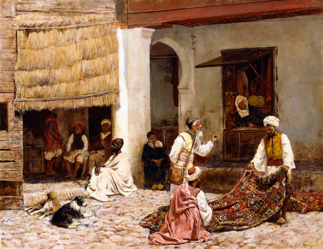 Mattobasaari, Tanger, 1878 tekijältä Edwin Lord Weeks