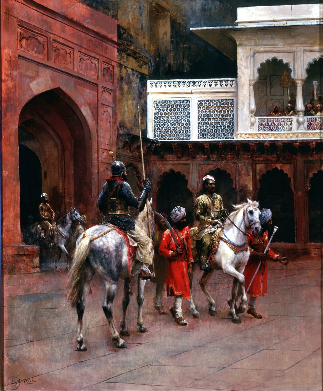 Intian prinssi, Agran palatsi tekijältä Edwin Lord Weeks