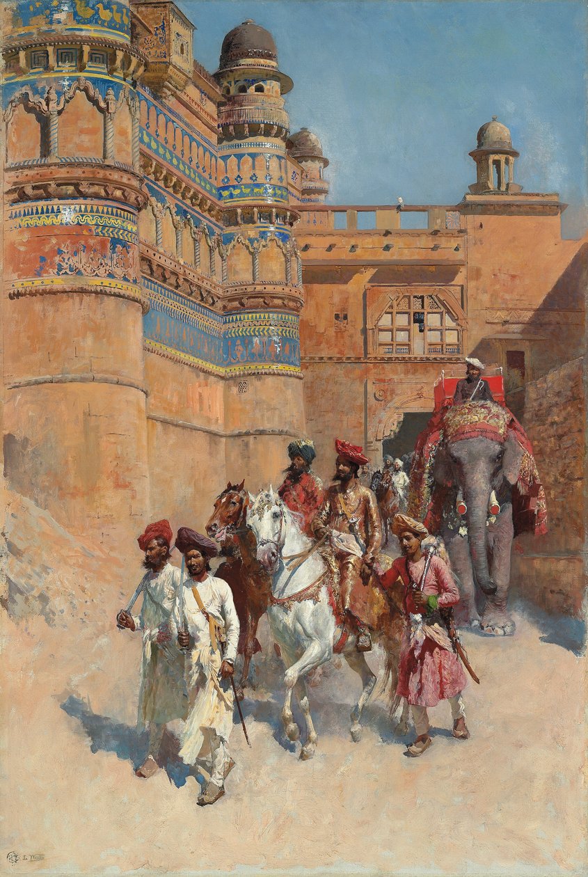 Gwaliorin linnoitus, Madhya Pradesh, tekijältä Edwin Lord Weeks