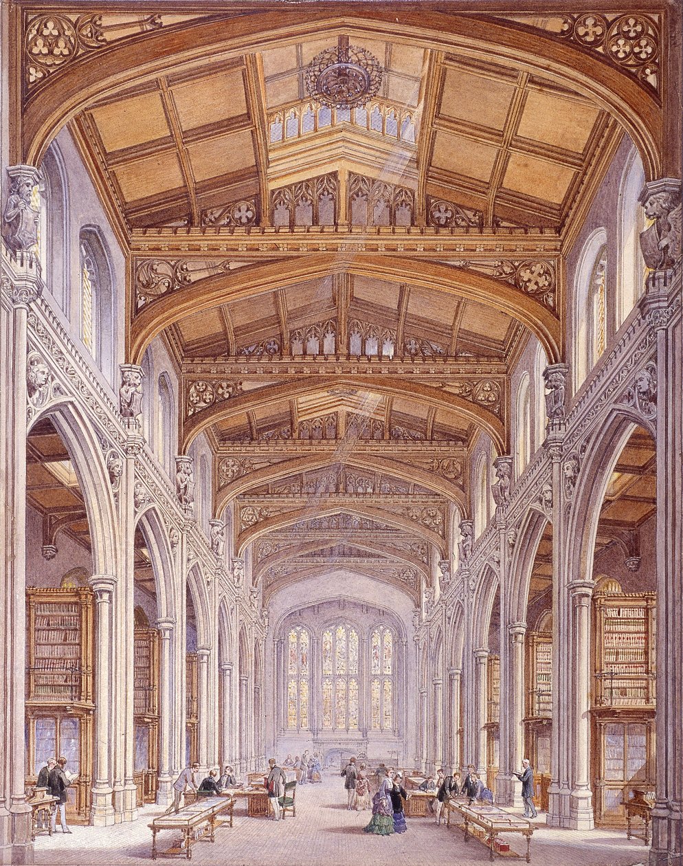 Guildhall Library, Lontoo, 1872 tekijältä Edwin Thomas Dolby