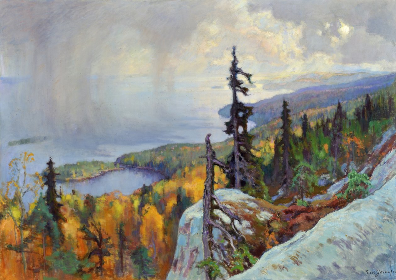 Landscape Maisema Kolilta, 1930 tekijältä Eero Järnefelt