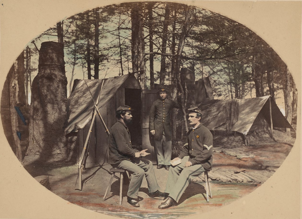 Life in Camp, 6th Corp Headquarters, n. 1864. tekijältä Egbert Guy Fowx