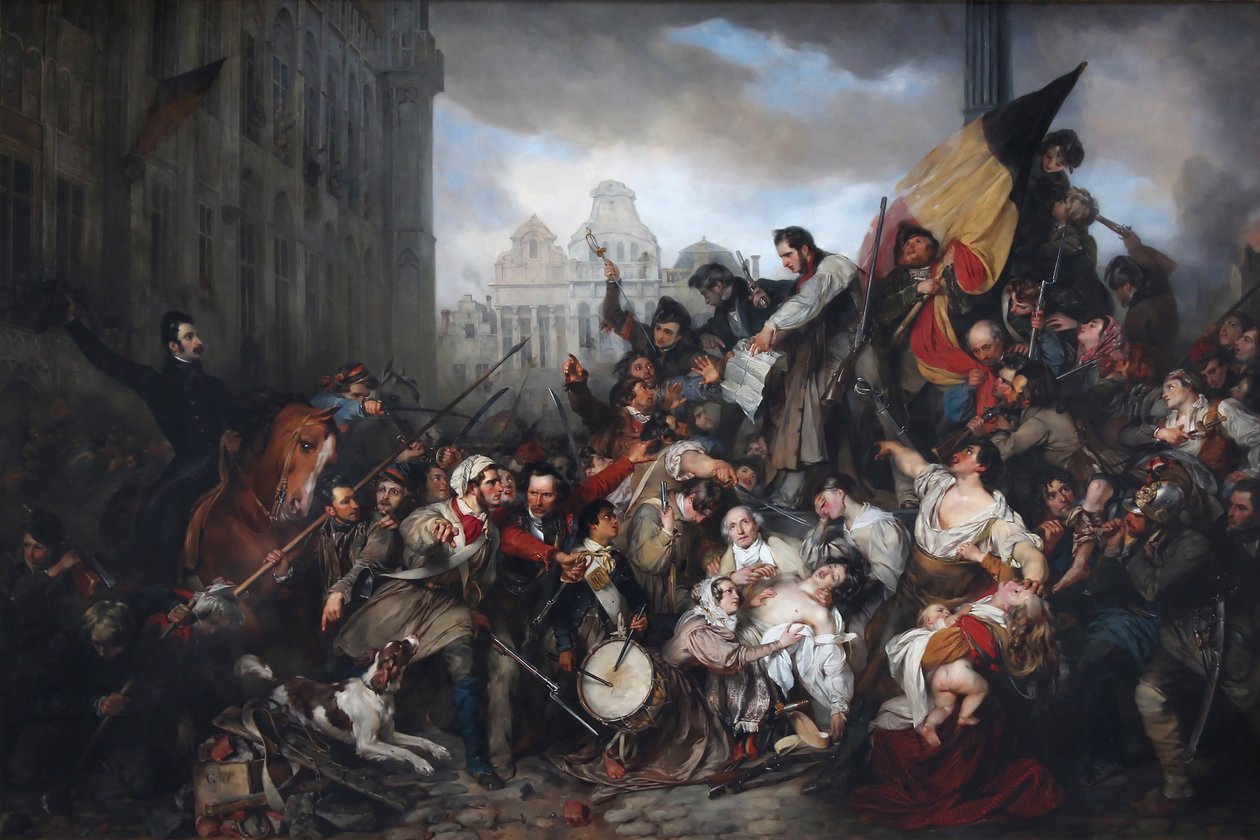 Jakso syyskuun päivistä 1830 tekijältä Egide Charles Gustave Wappers