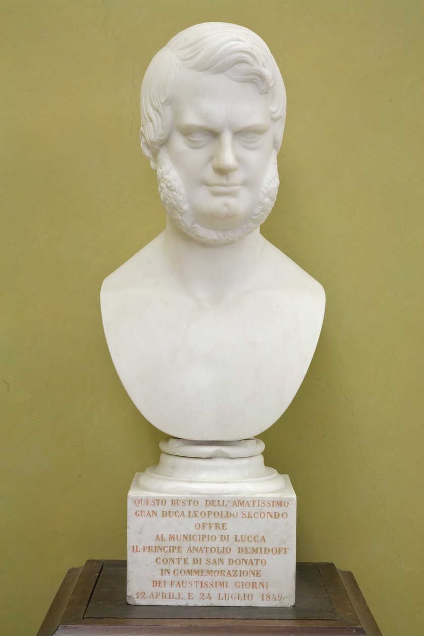 Toscanan Leopold II:n rintakuva tekijältä Egisto Rossi