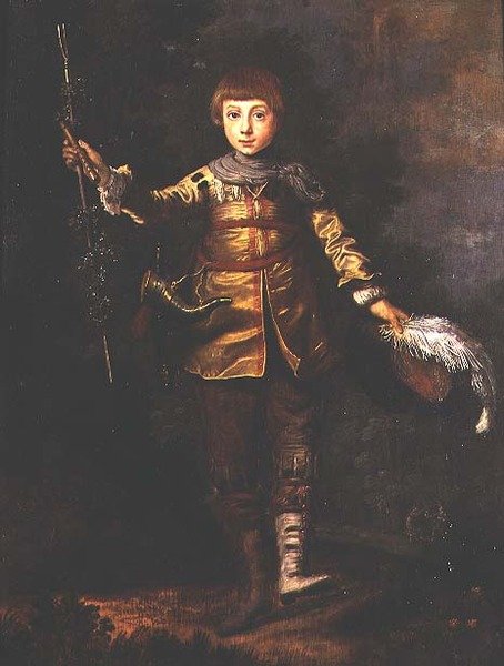 Nuoren pojan muotokuva, joka tanssii puussa tekijältä Eglon Hendrick van der (attr. to) Neer