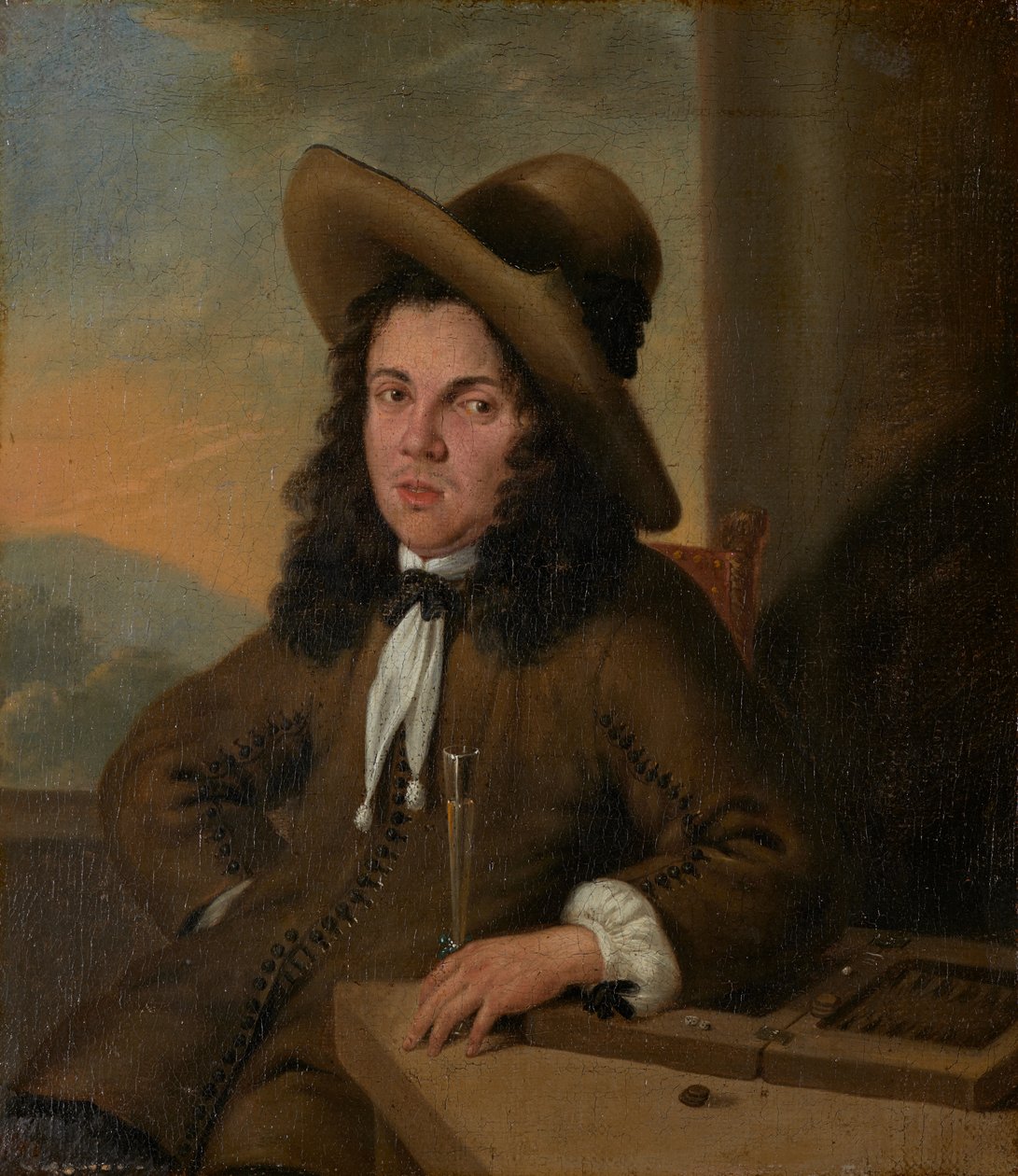 Aernout van Overbeken muotokuva, noin 1650-luvun loppu - 1660-luvun alku (öljy kankaalle) tekijältä Eglon Hendrick van der Neer