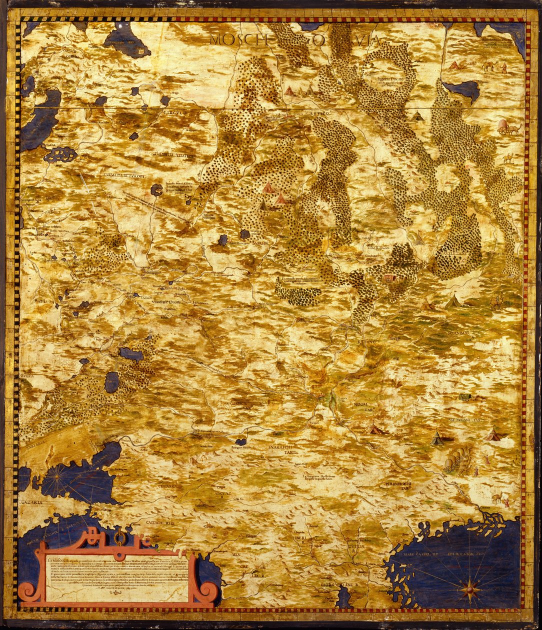 Venäjä Moskova, n. 1565 tekijältä Egnazio Danti