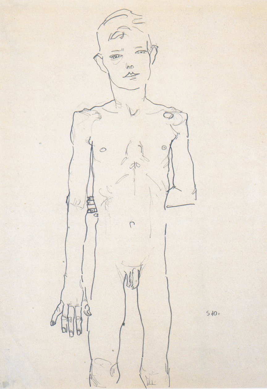 Pysyvän pojan teko tekijältä Egon Schiele
