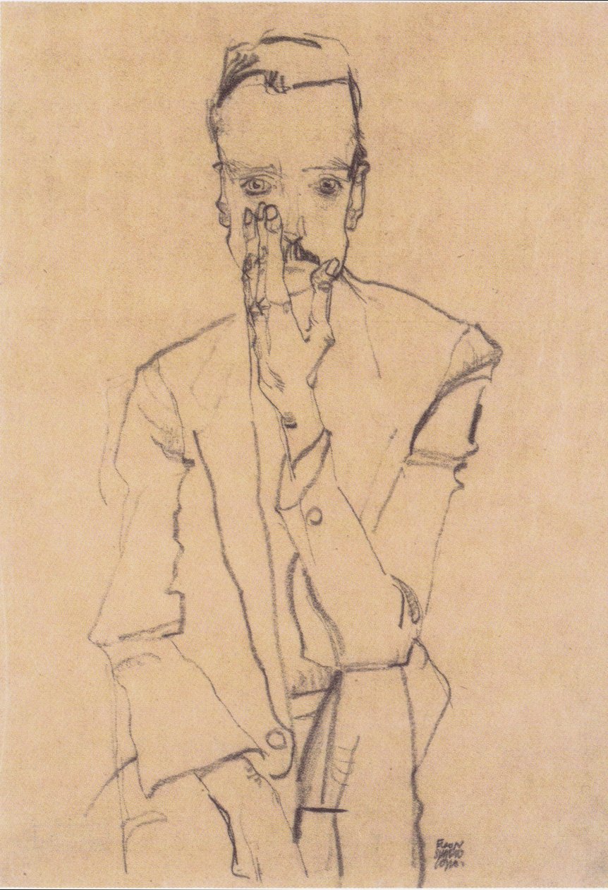 Eduard Kosmackin muotokuva tekijältä Egon Schiele