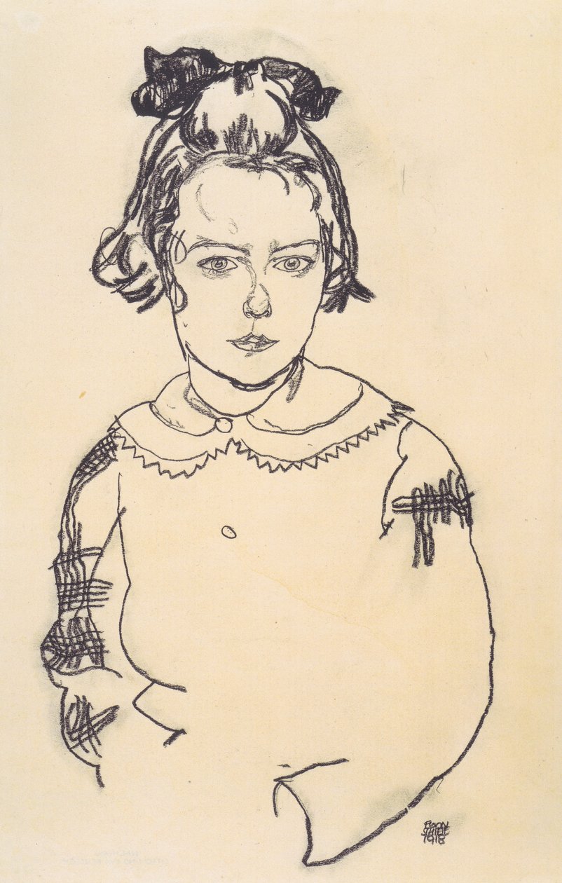 Maria Steinerin muotokuva tekijältä Egon Schiele