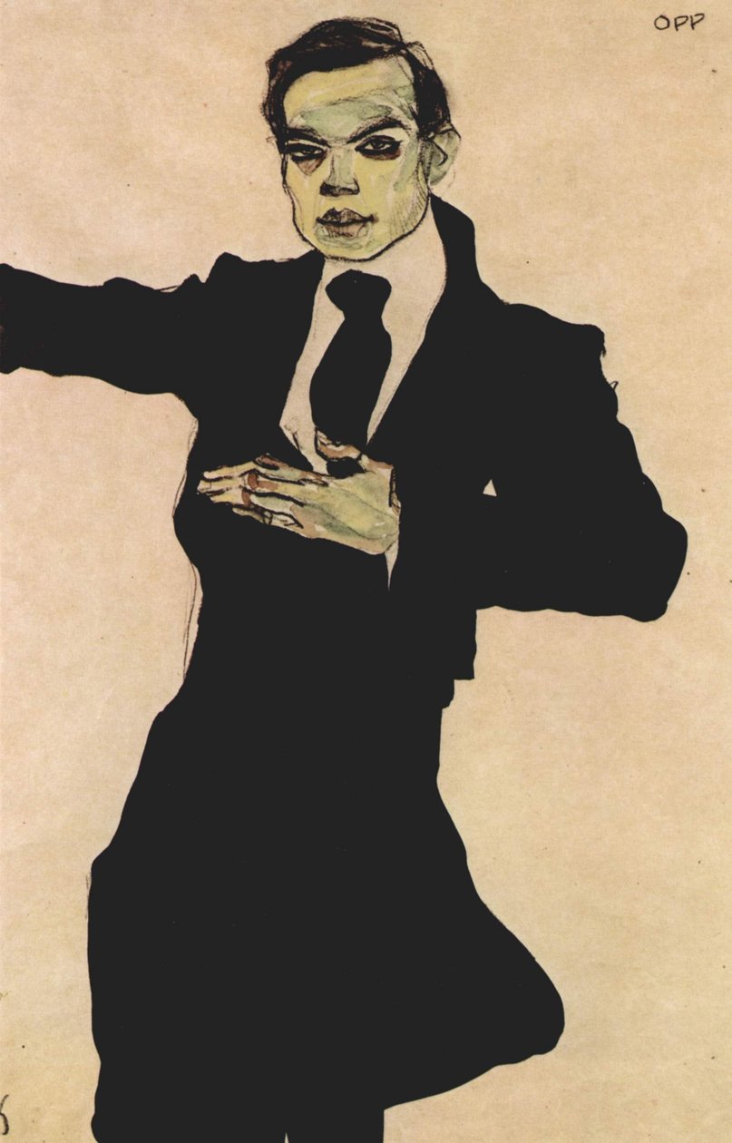 Maalari Max Oppenheimer tekijältä Egon Schiele