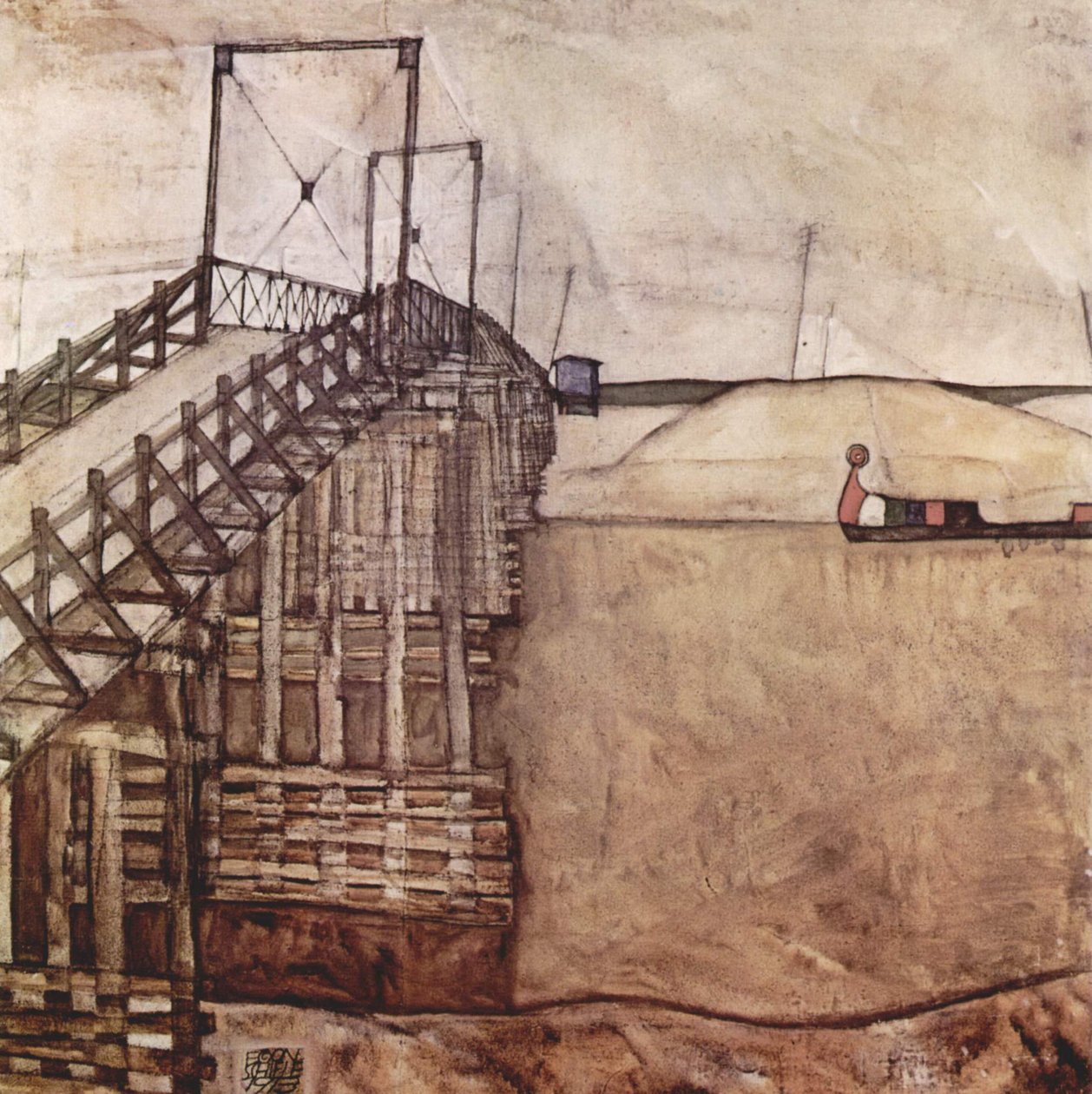 Die Brücke tekijältä Egon Schiele