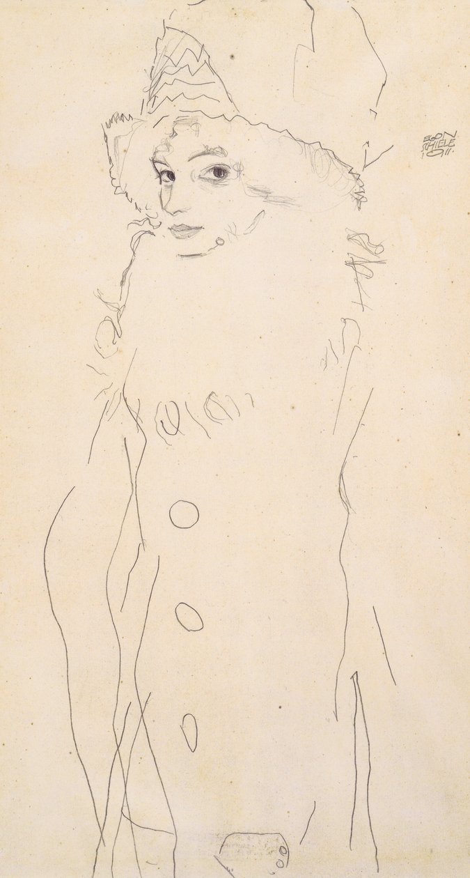 Gerti Schiele tekijältä Egon Schiele