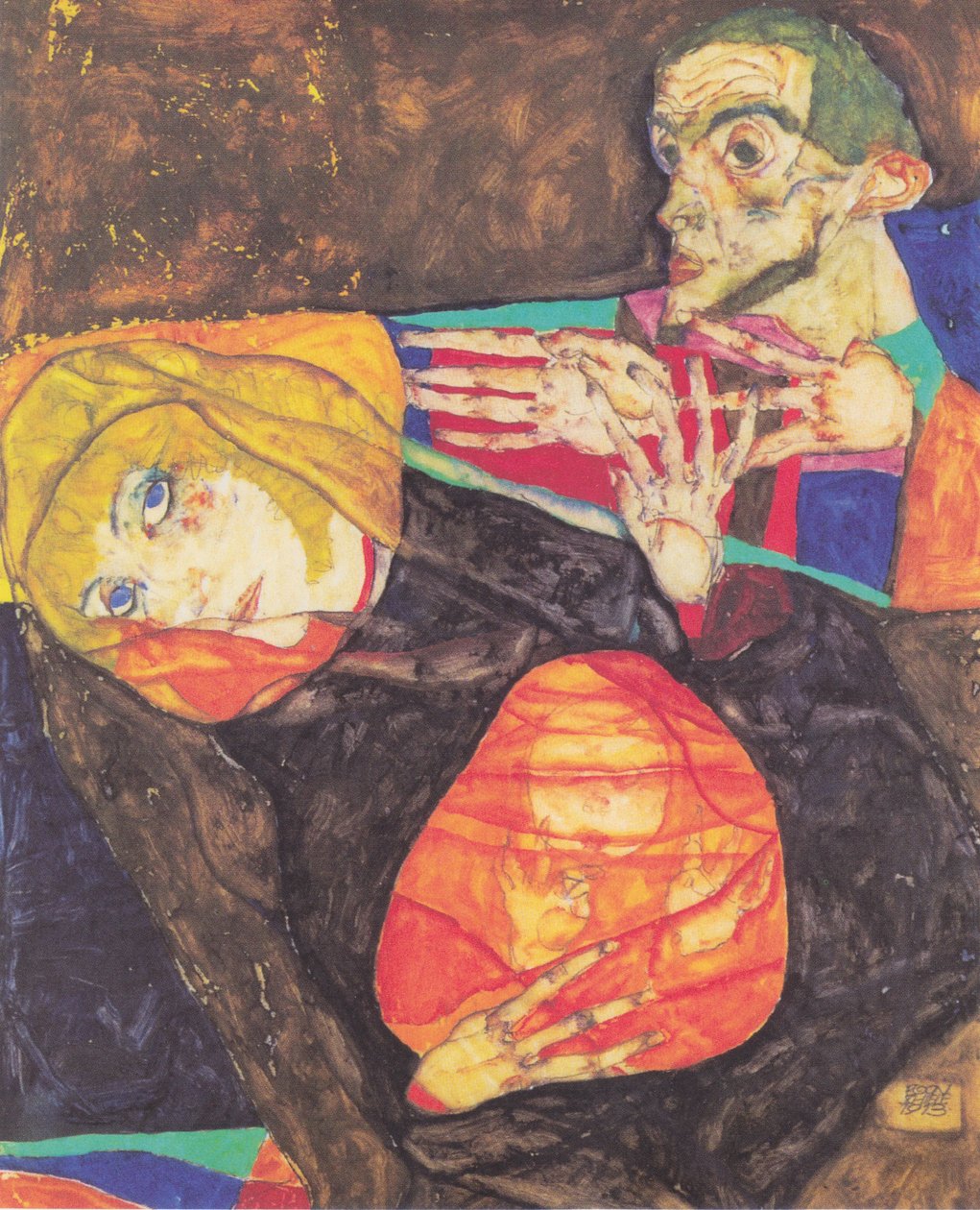 Pyhä perhe tekijältä Egon Schiele
