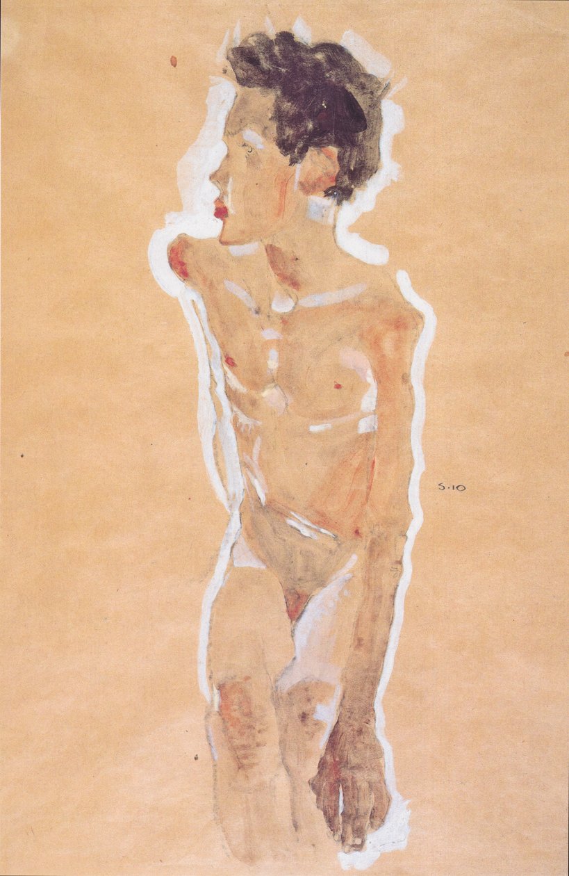 Poika toimii tekijältä Egon Schiele