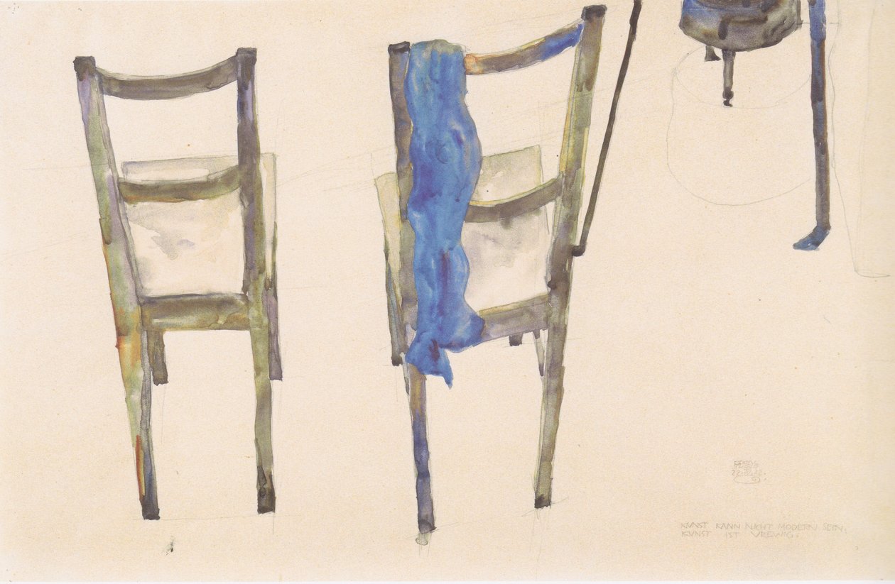Taide ei voi olla nykyaikaista, taide on ikuista tekijältä Egon Schiele
