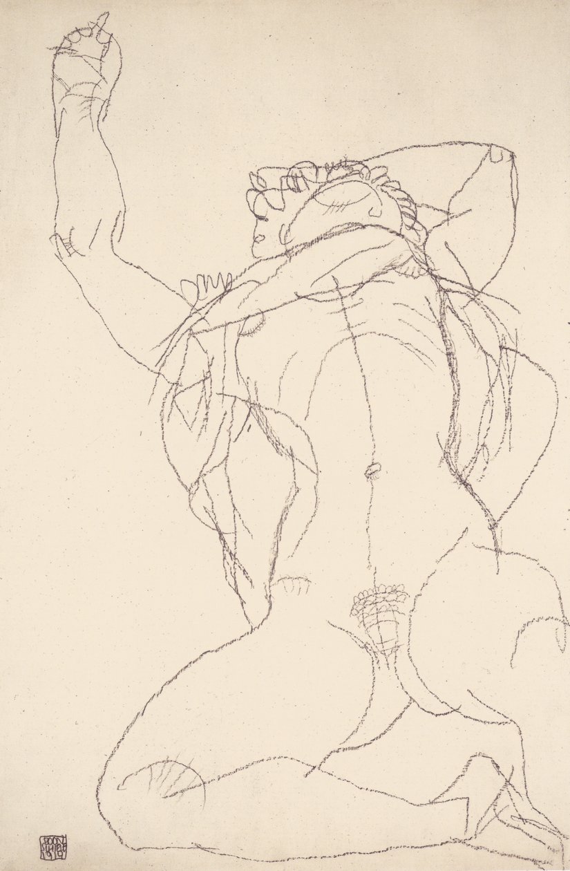 Valehteleva teko tekijältä Egon Schiele