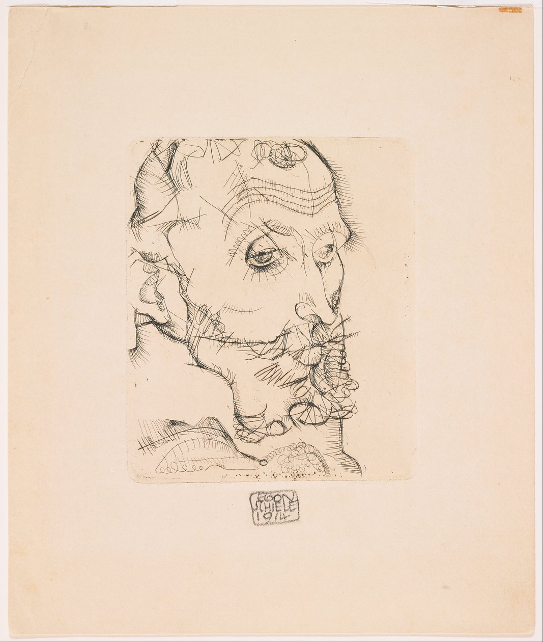 Franz Hauerin muotokuva tekijältä Egon Schiele