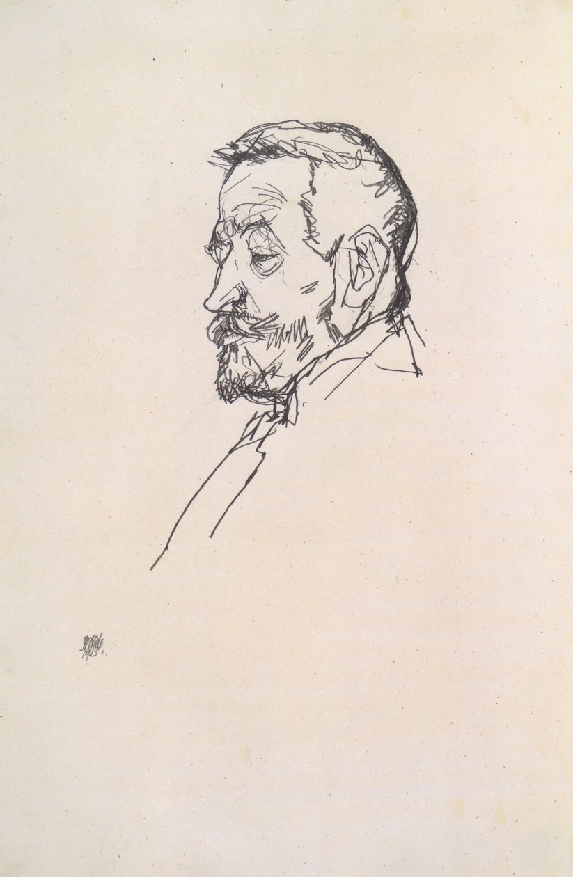 Heinrich Beneschin muotokuva tekijältä Egon Schiele