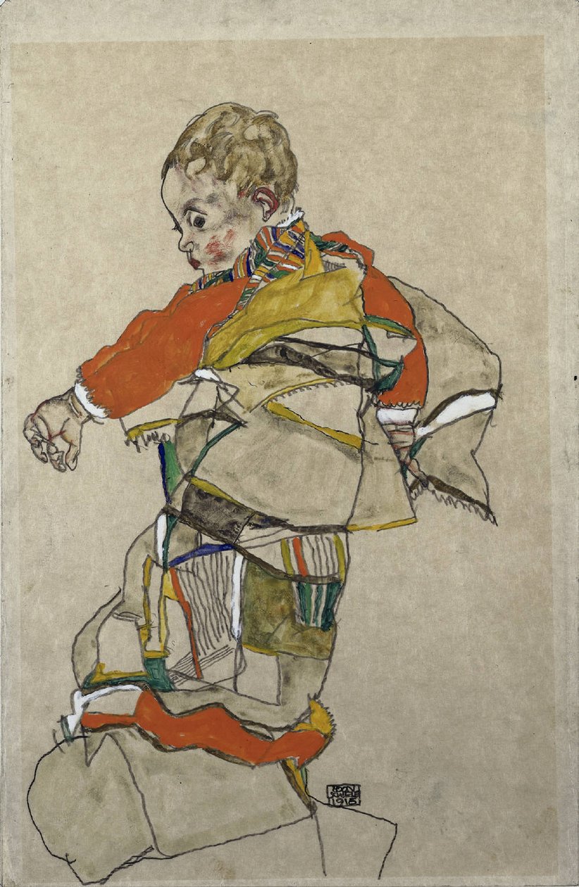 Porträt eines Kindes tekijältä Egon Schiele