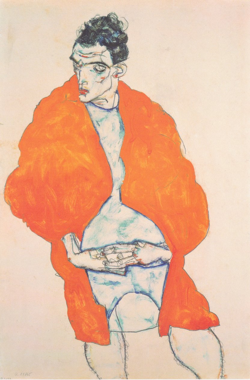 Omakuva tekijältä Egon Schiele