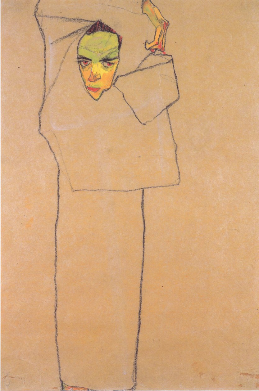 Omakuva tekijältä Egon Schiele