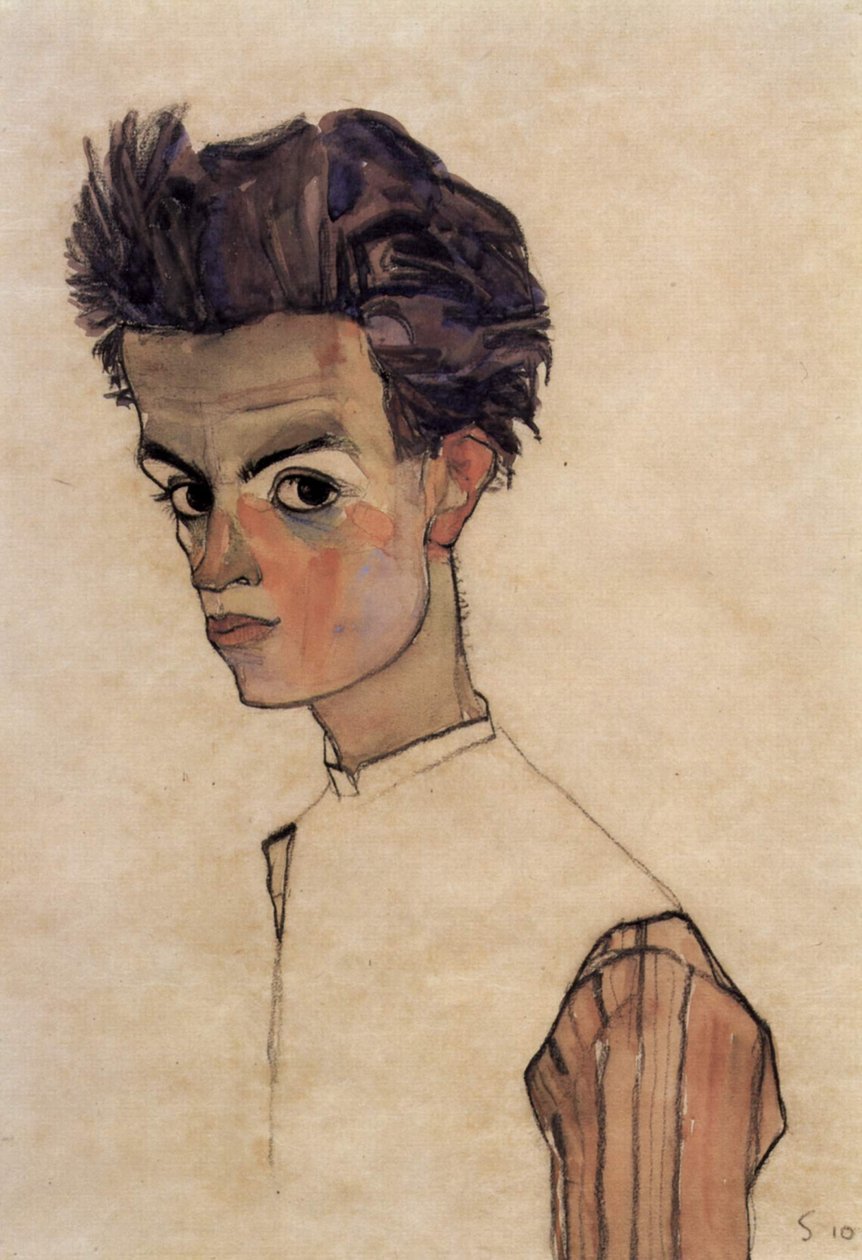 Omakuva tekijältä Egon Schiele