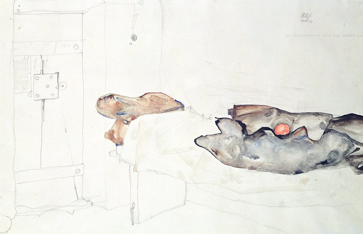 Yksittäinen appelsiini oli ainoa valo tekijältä Egon Schiele