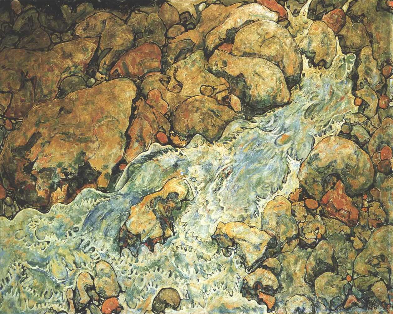 Wildbach tekijältä Egon Schiele