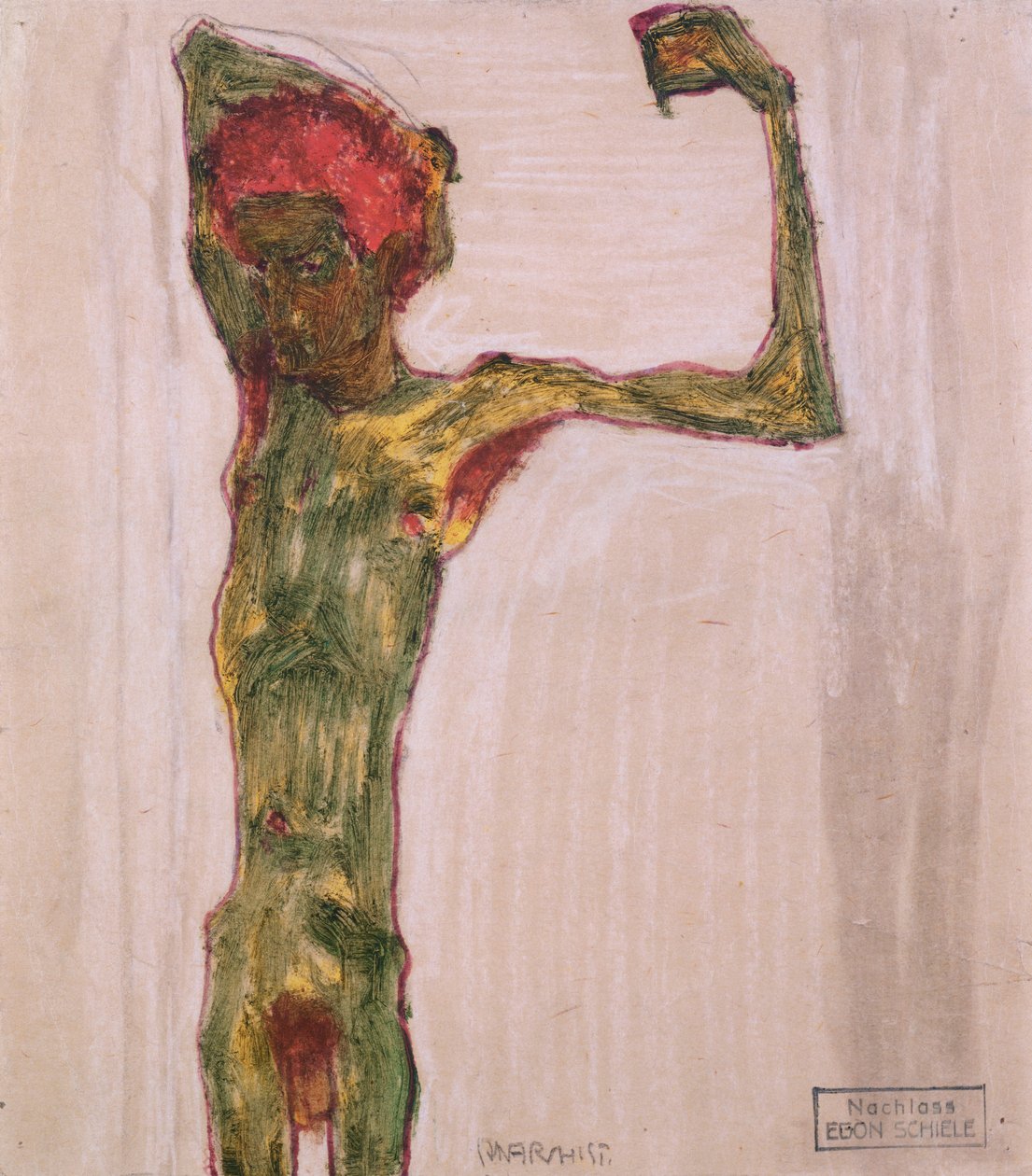 Anarkisti, n. 1909-1910 tekijältä Egon Schiele