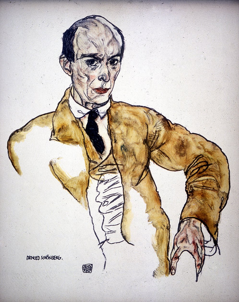 Arnold Schoenberg, 1917 tekijältä Egon Schiele