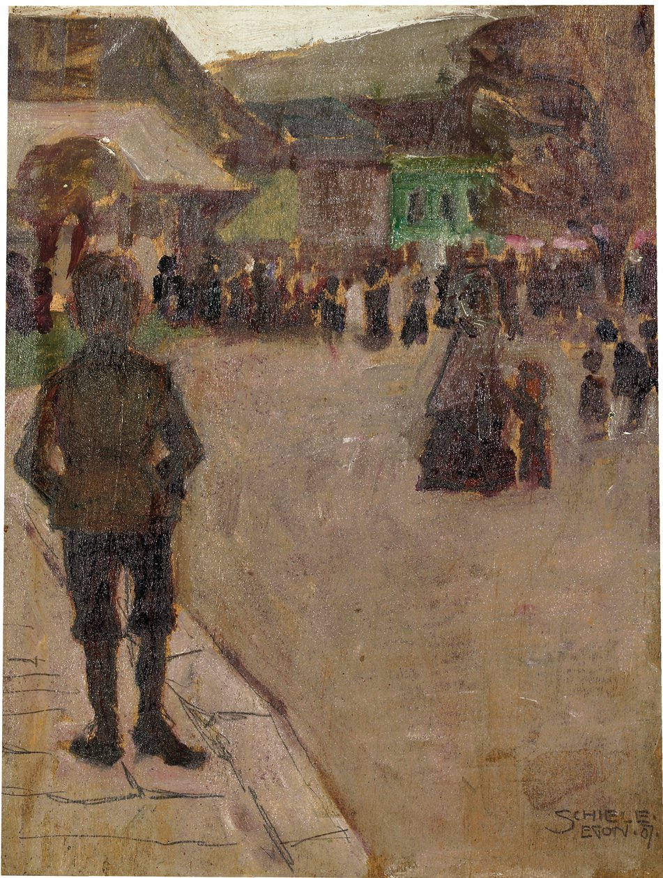 Ennen Leopolditagia Klosterneuburgissa, 1907 tekijältä Egon Schiele