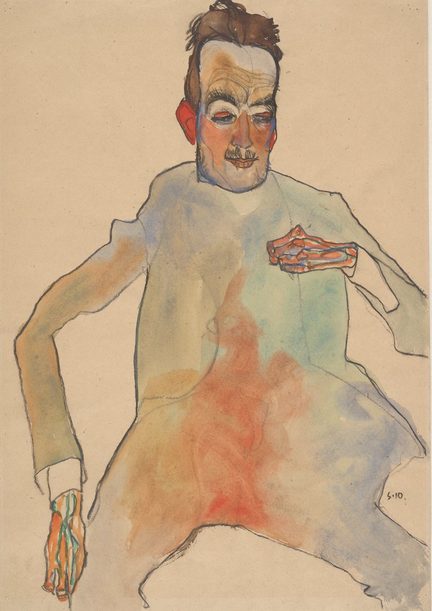 Sellisti, 1910. tekijältä Egon Schiele