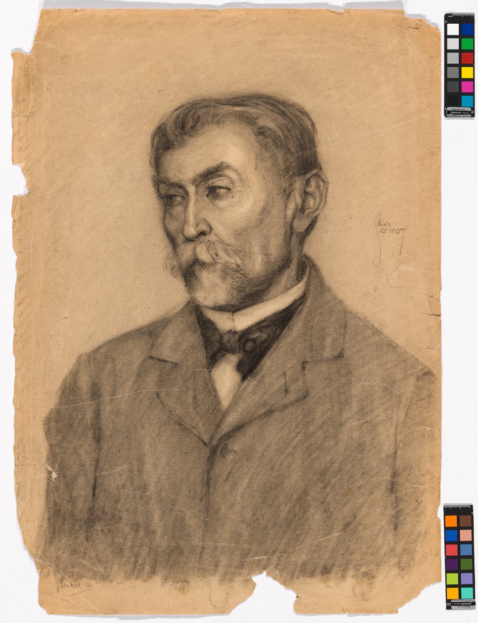 Miehen muotokuva tekijältä Egon Schiele