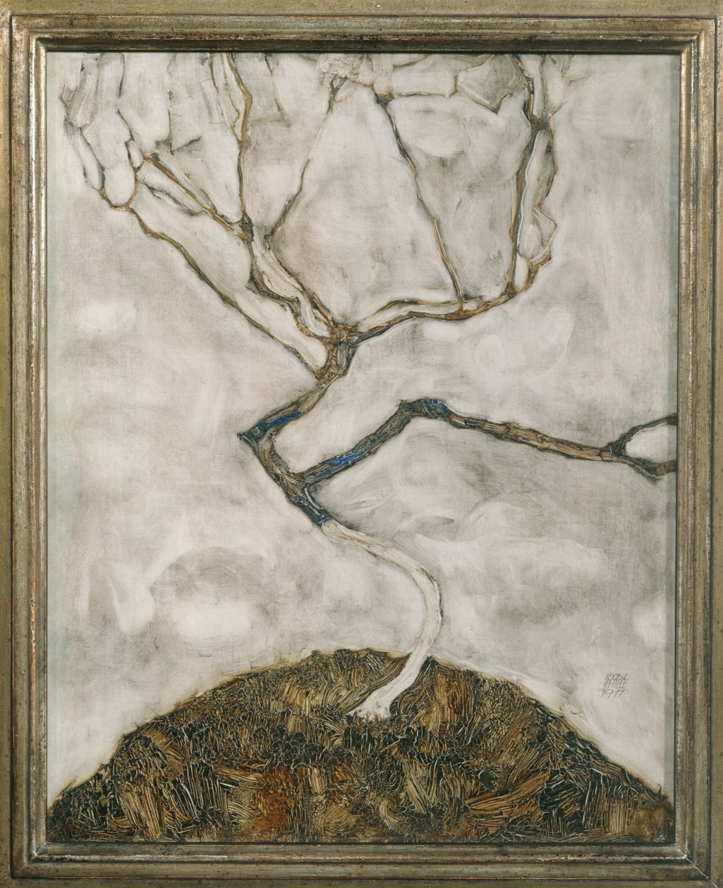 Pieni puu myöhään syksyllä ... tekijältä Egon Schiele