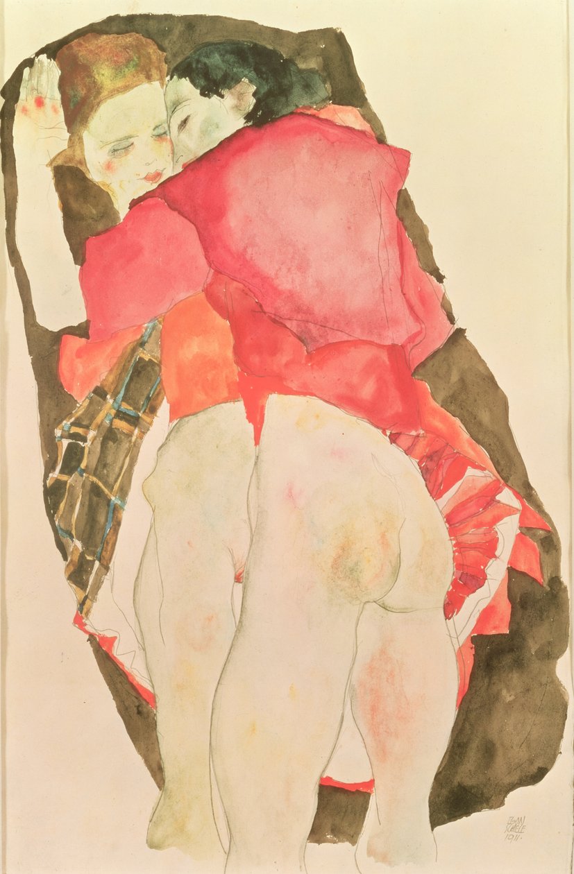 Rakastajat tekijältä Egon Schiele