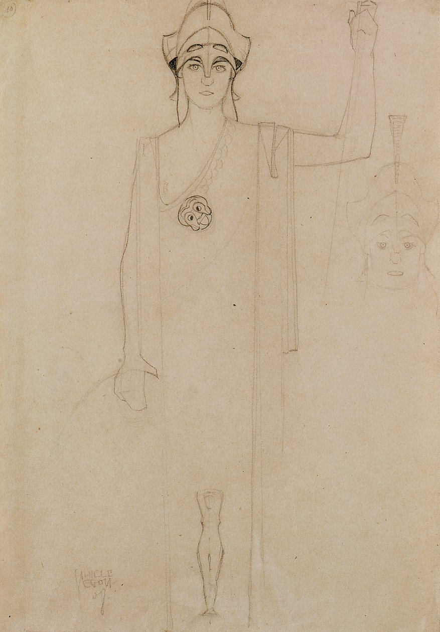 Pallas Ateena tekijältä Egon Schiele