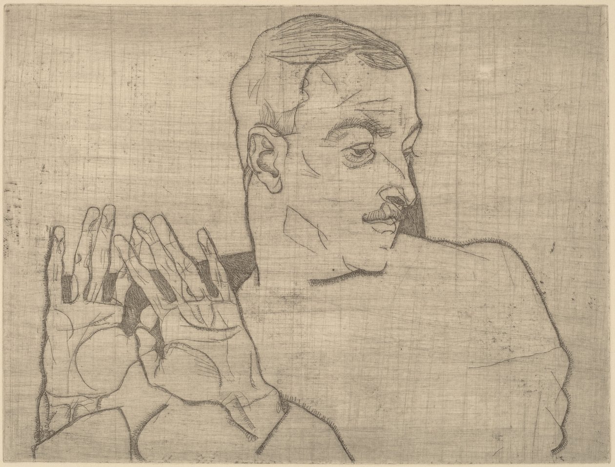 Arthur Roesslerin muotokuva tekijältä Egon Schiele