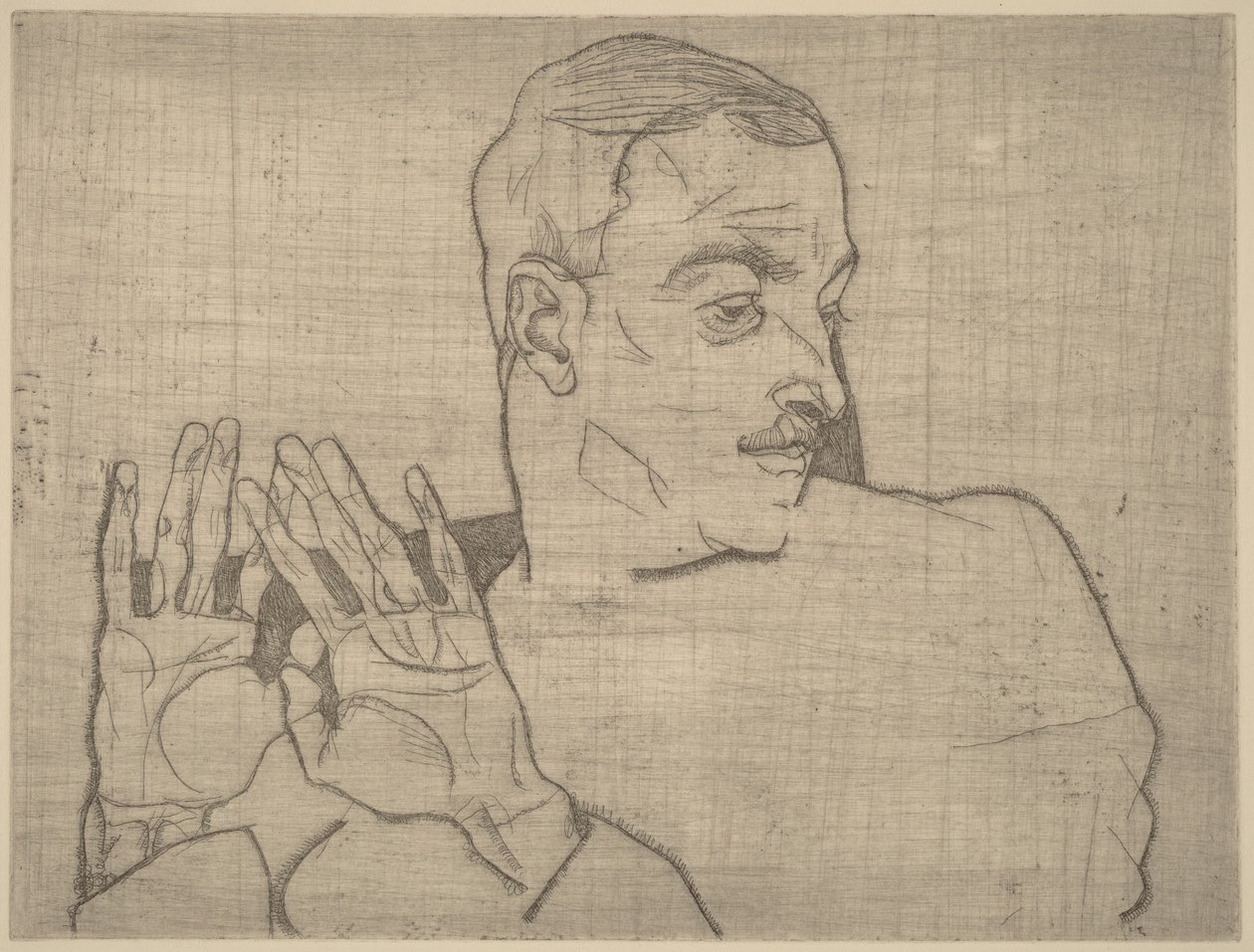 Arthur Roesslerin muotokuva tekijältä Egon Schiele