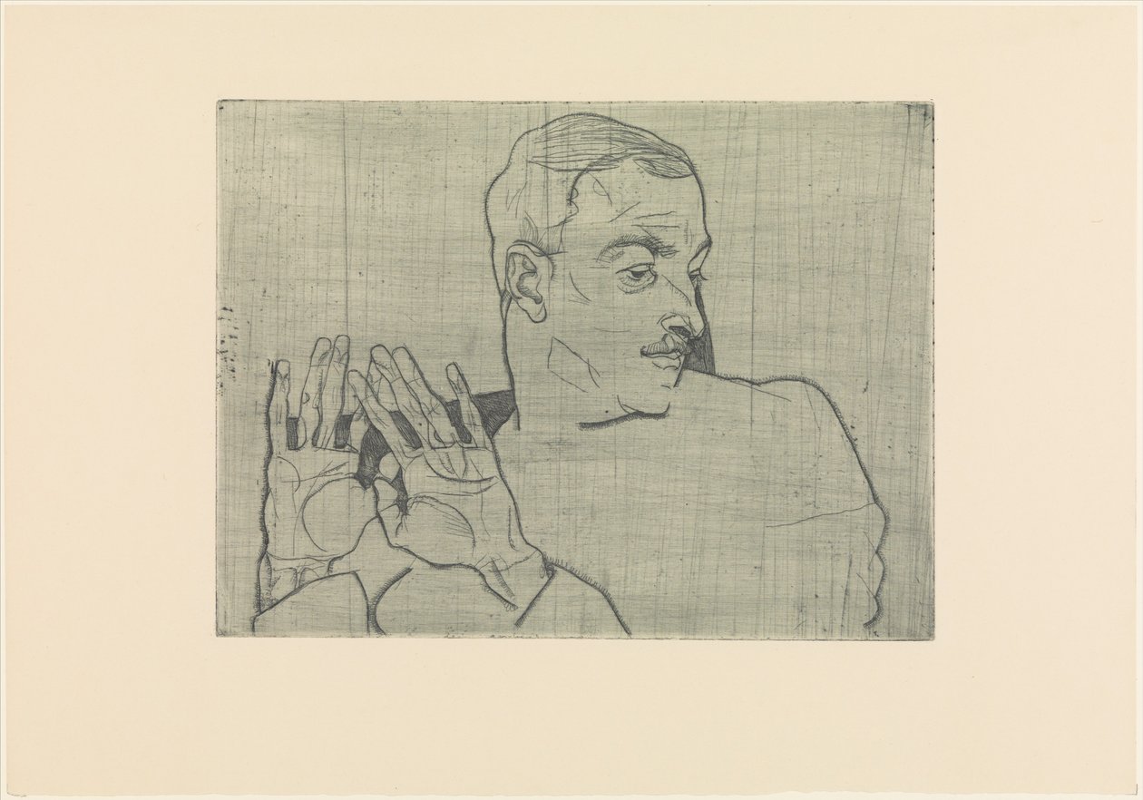 Arthur Roesslerin muotokuva tekijältä Egon Schiele
