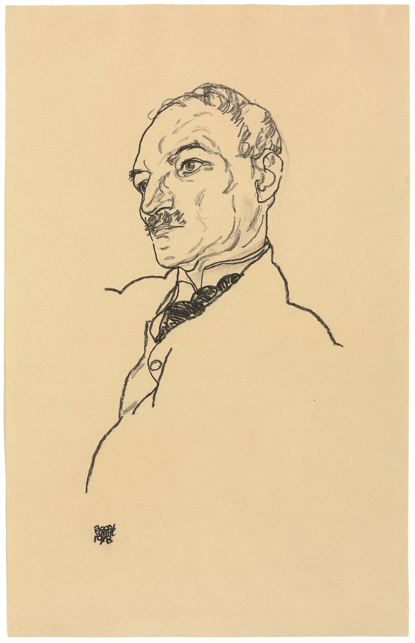August Ledererin muotokuva tekijältä Egon Schiele
