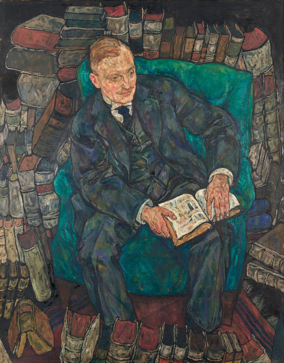 Tohtori Hugo Kollerin muotokuva, 1918. tekijältä Egon Schiele