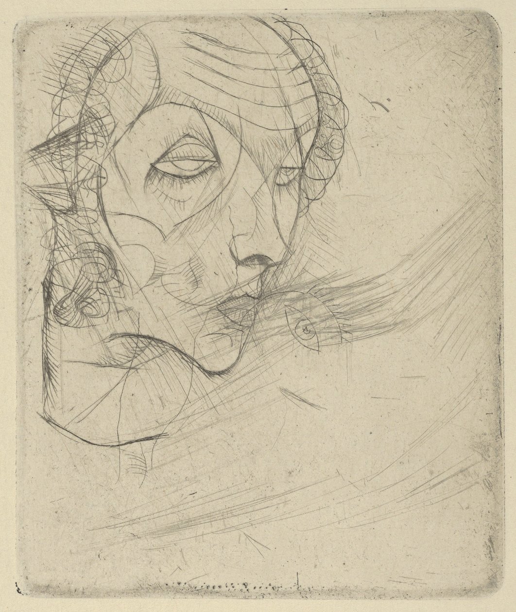 Omakuva, 1914. tekijältä Egon Schiele