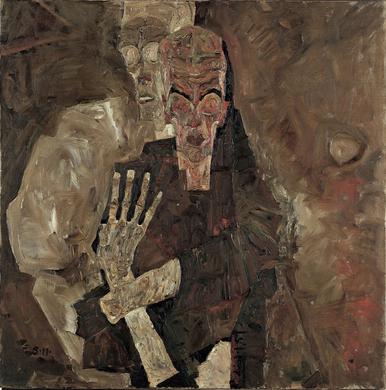 Self Seers II (Kuolema ja ihminen) tekijältä Egon Schiele