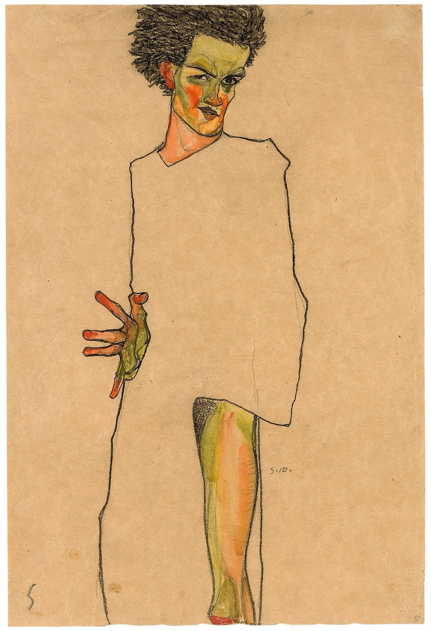 Omakuva tekijältä Egon Schiele