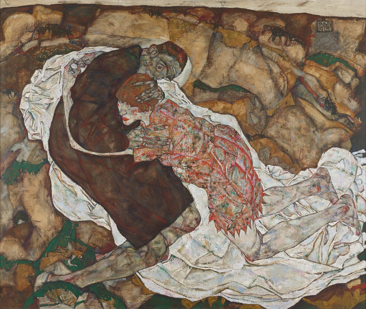 aMort i nena finlandesa tekijältä Egon Schiele