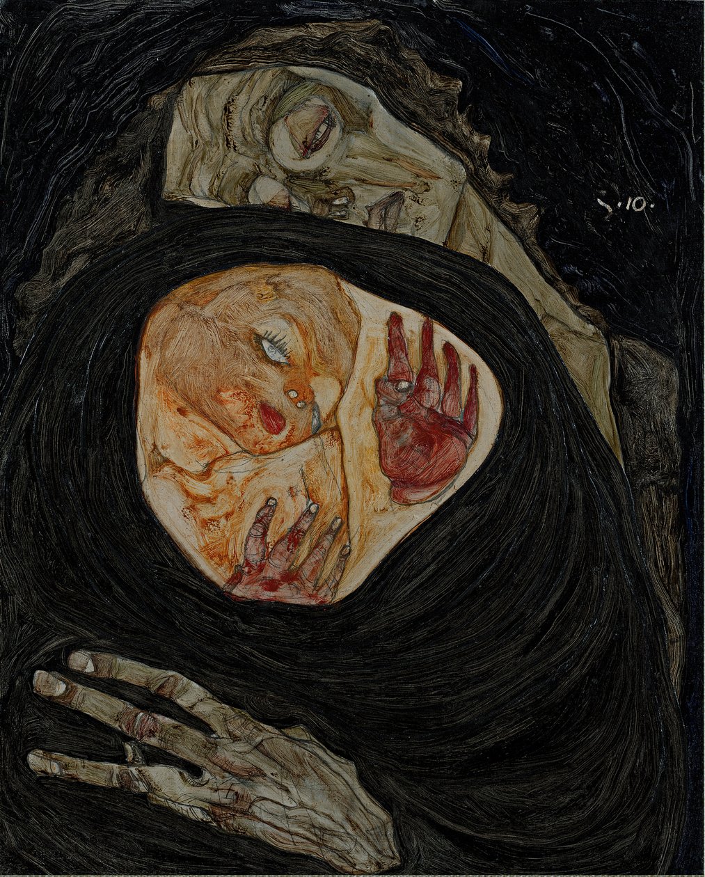 ”Kuollut äiti” I tekijältä Egon Schiele