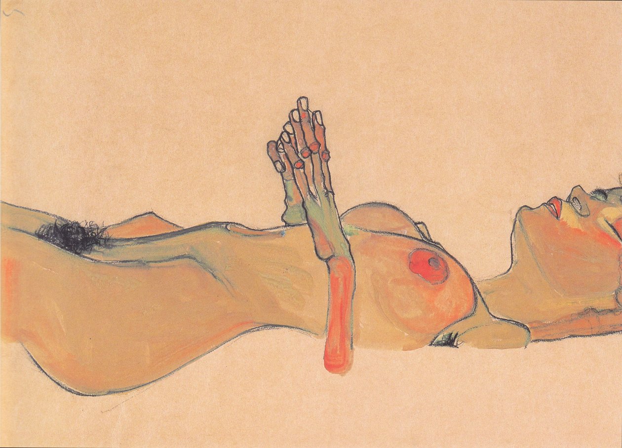 kuollut tyttö tekijältä Egon Schiele