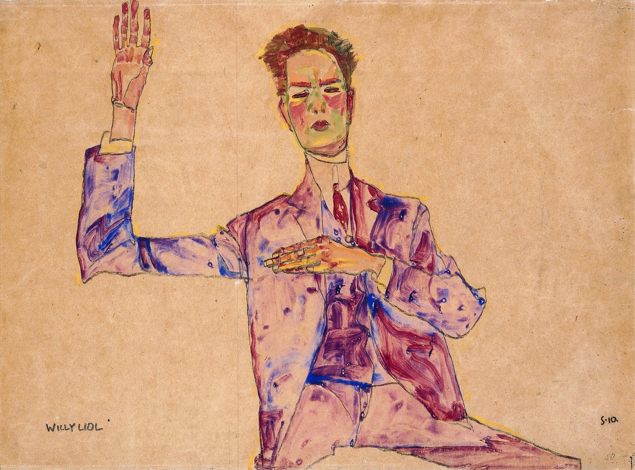 Willy Lidl, 1910 tekijältä Egon Schiele